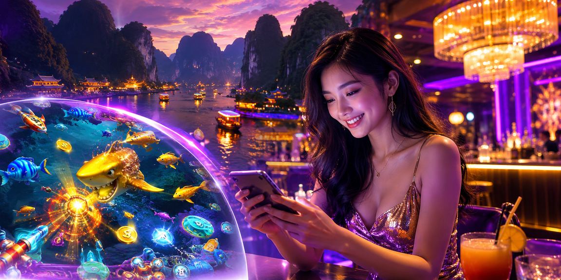 Người chơi tại Ninh Bình trải nghiệm trò chơi bắn cá neon trực tuyến